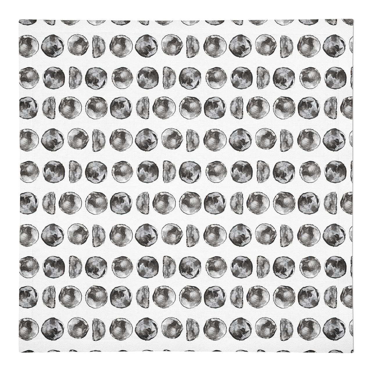 Moon Phases Pattern 10" x 10" Cotton Twill Napkin